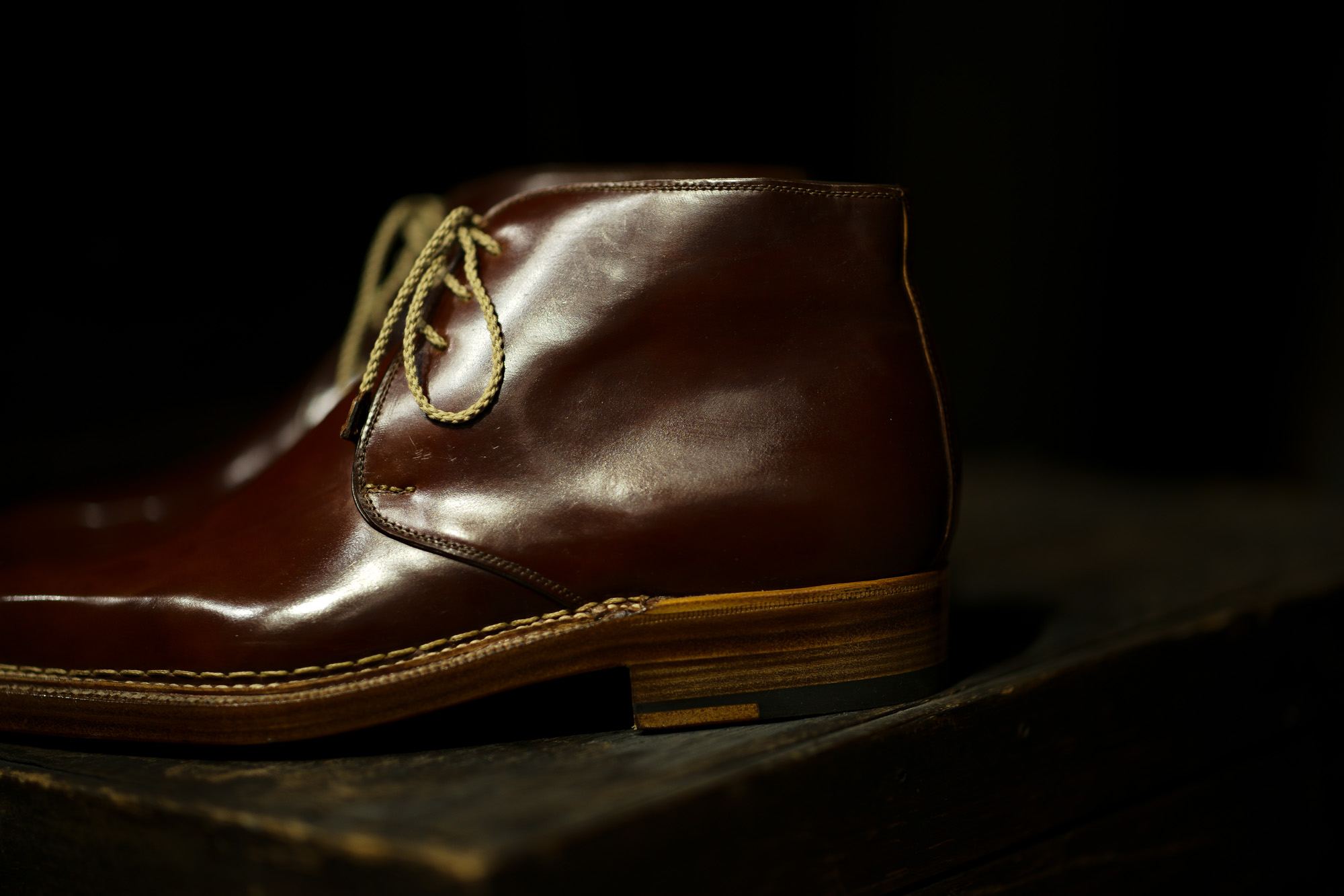 ENZO BONAFE(エンツォボナフェ) ART.3722 Chukka boots チャッカブーツ Horween Shell Cordovan Leather ホーウィン社 シェルコードバンレザー ノルベジェーゼ製法 チャッカブーツ コードバンブーツ　No.4(#4)  made in italy (イタリア製) 2019 春夏新作 【Special Model】enzobonafe 愛知 名古屋 altoediritto アルトエデリット