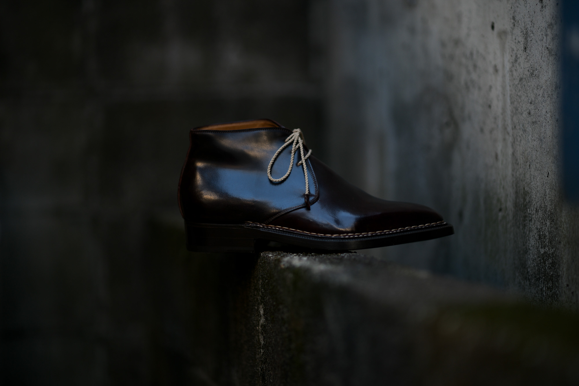 ENZO BONAFE(エンツォボナフェ) ART.3722 Chukka boots チャッカブーツ Horween Shell Cordovan Leather ホーウィン社 シェルコードバンレザー ノルベジェーゼ製法 チャッカブーツ コードバンブーツ No.8(バーガンディー)  made in italy (イタリア製) 2019 秋冬 愛知 名古屋 Alto e Diritto アルト エ デリット エンツォボナフェ コードバン チャッカ　5.5,6,6.5,7,7.5,8,8.5,9,9.5