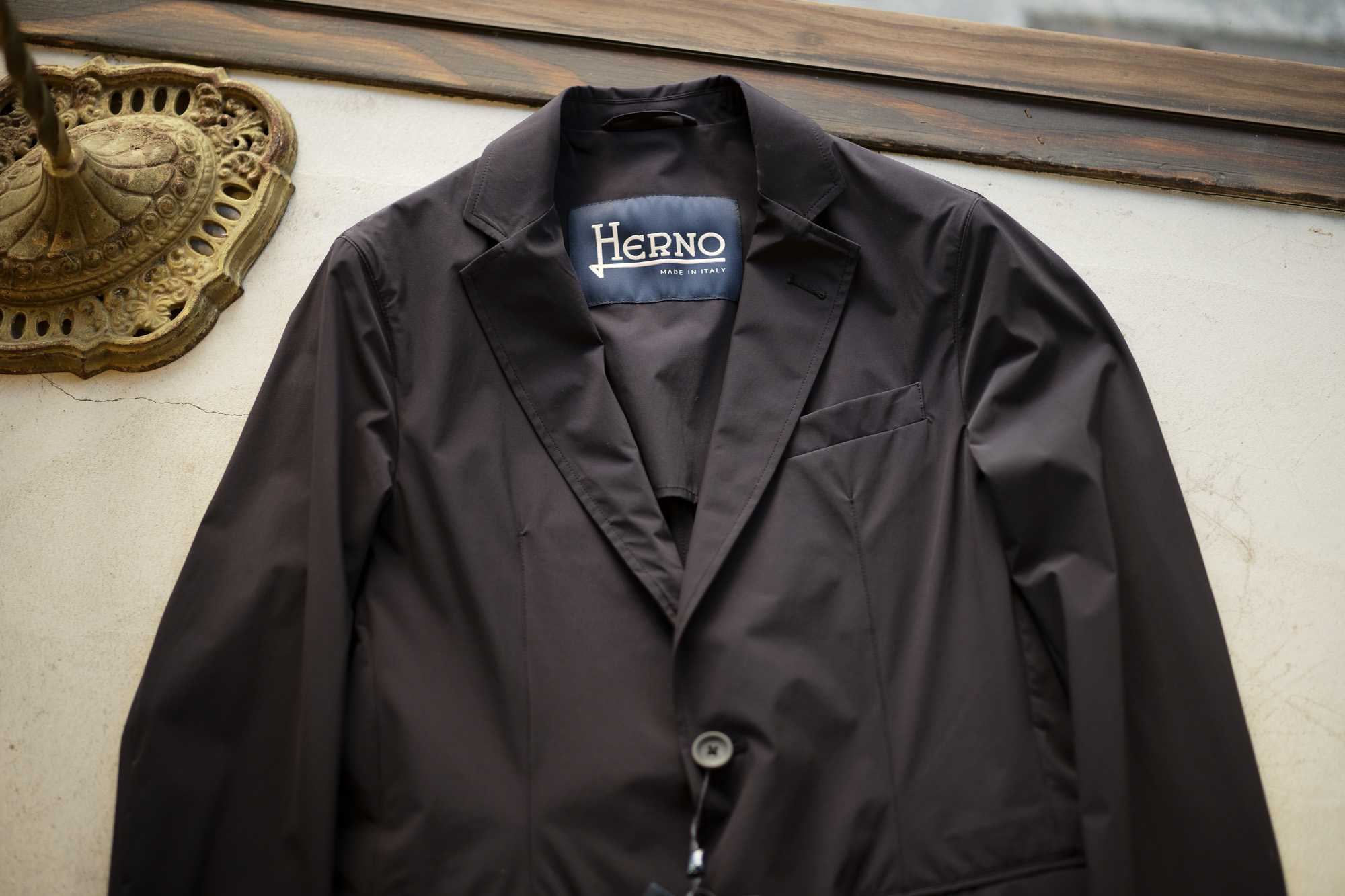 HERNO (ヘルノ) GA0069U Stretch Nylon Jacket (ストレッチ ナイロン ...