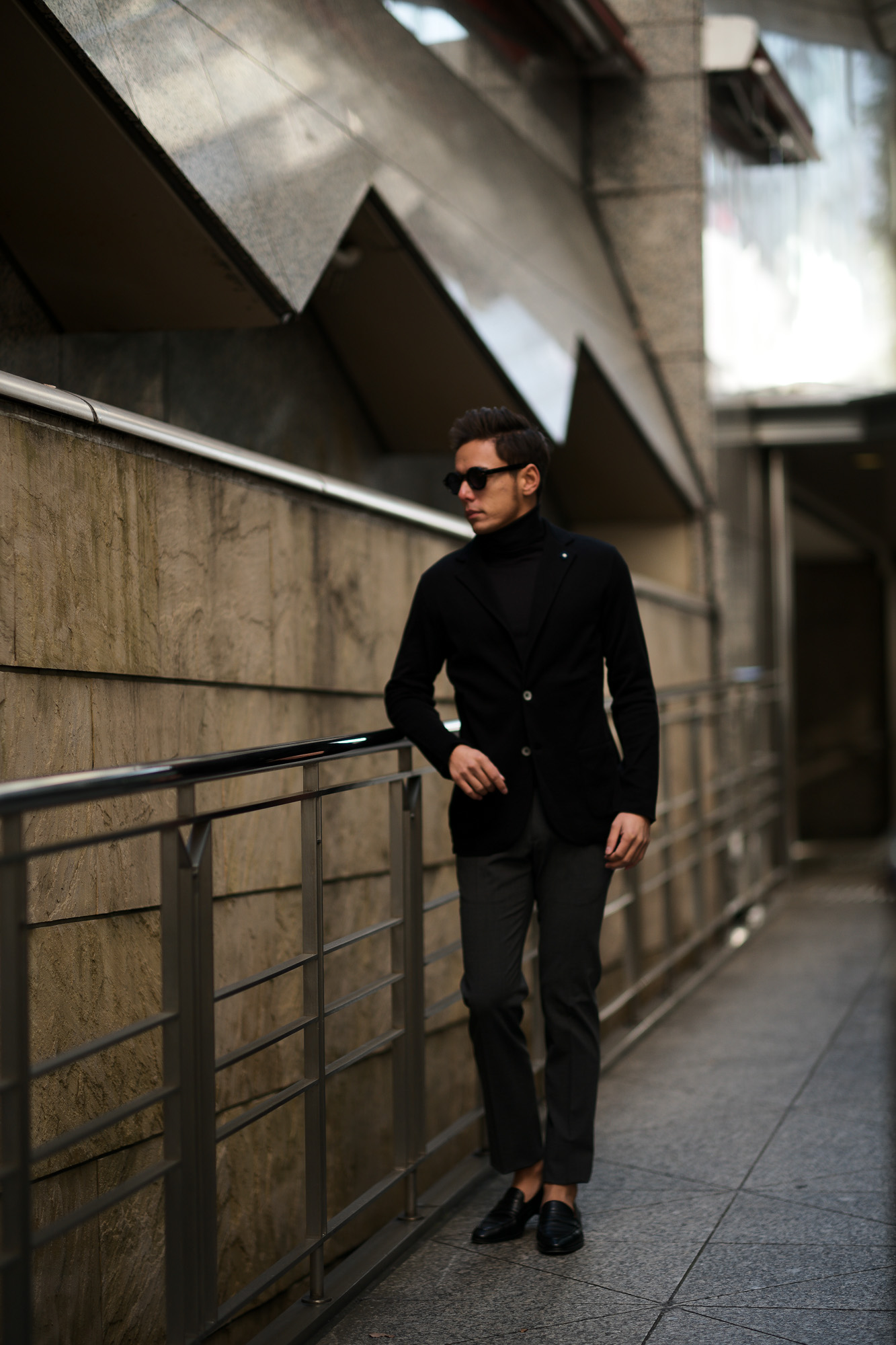 LARDINI ラルディーニ Milano Rib Knit Jacket ミラノリブ ニット