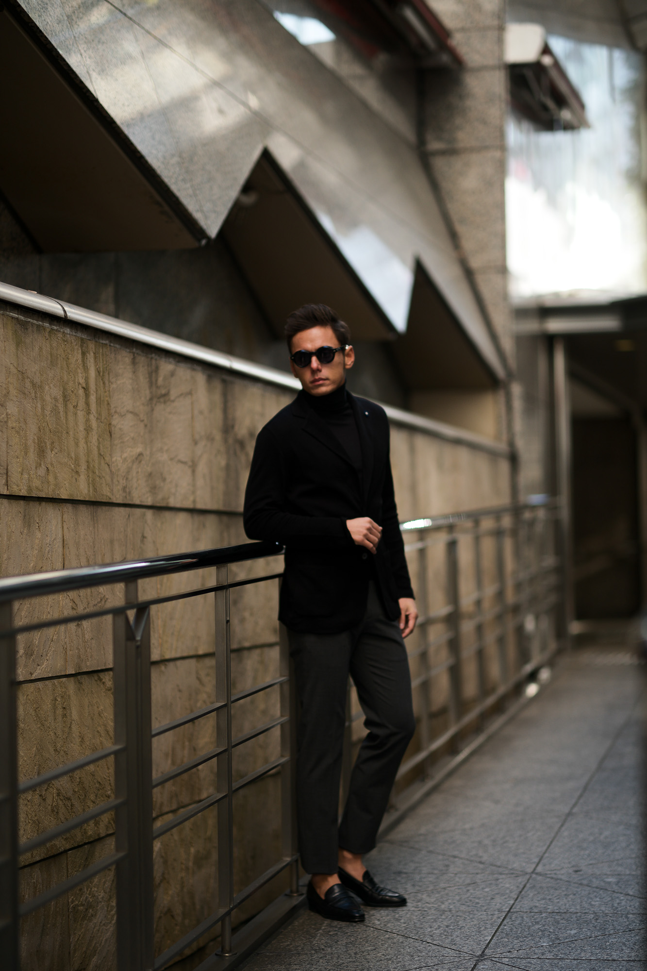 LARDINI ラルディーニ Milano Rib Knit Jacket ミラノリブ ニット