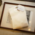 Settefili Cashmere (セッテフィーリ カシミア) Girocollo Nido D Ape (メッシュ クルーネック セーター) リネンコットン サマーニット セーター OFF WHITE (オフホワイト・MA05)  made in italy (イタリア製) 2019 春夏新作のイメージ