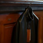SILENCE (サイレンス) Single Rib Leather Jacket (シングル リブ レザー ジャケット) Lambskin Nappa Leather (ラムナッパ レザー) シングル ライダース ジャケット NERO (ブラック) Made in italy (イタリア製) 2019 春夏新作のイメージ