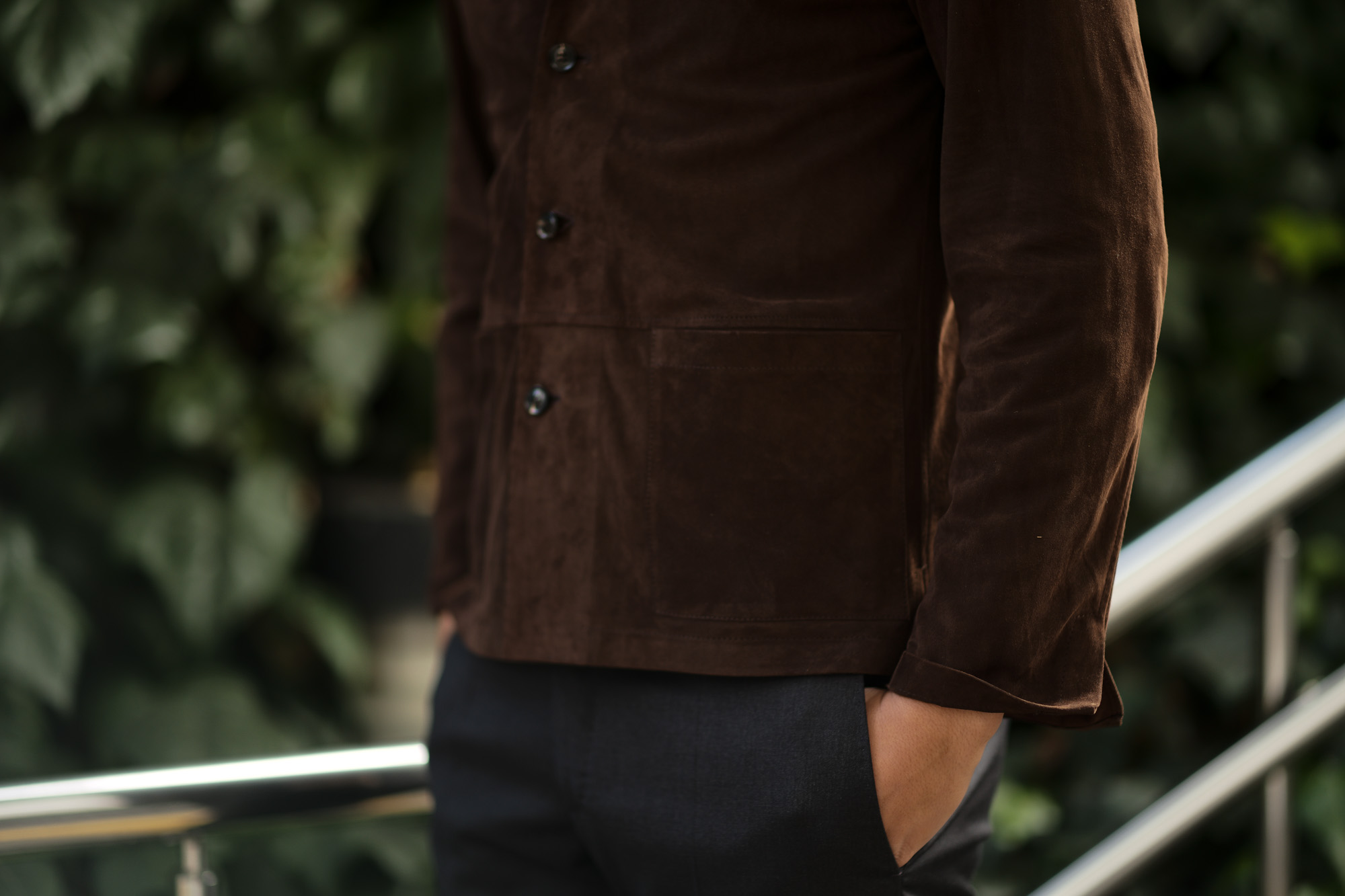 Alfredo Rifugio (アルフレード リフージオ) SS326 CAMOSCIO Summer Suede Leather Shirts サマースウェード レザーシャツ BROWN (ブラウン) made in italy (イタリア製) 2019 春夏 【ご予約受付中】alfredorifujio アルフレードリフージオ 愛知 名古屋 Alto e Diritto アルト エ デリット alto e diritto アルトエデリット レザージャケット 素肌にレザー 42,44,46,48,50,52