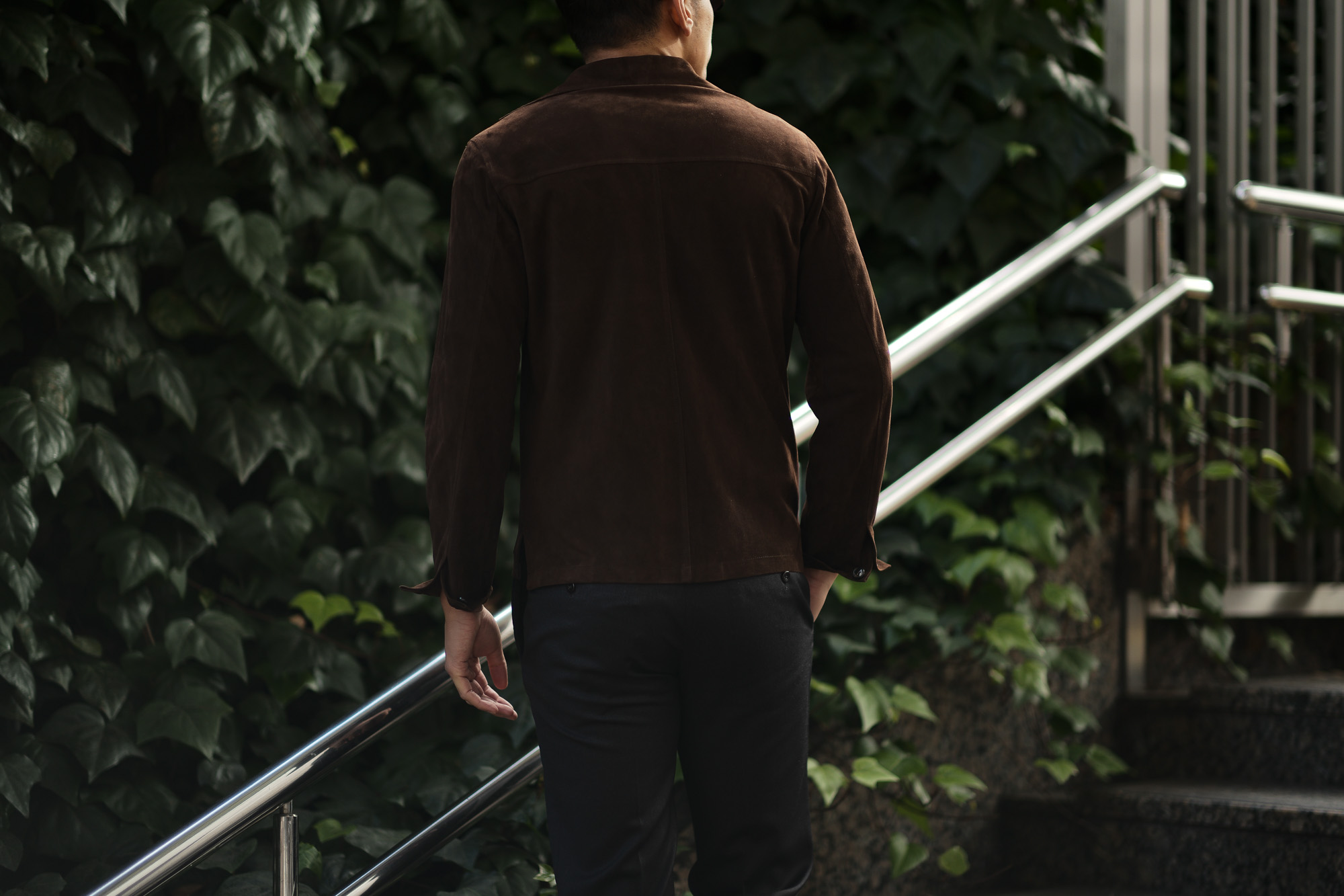 Alfredo Rifugio (アルフレード リフージオ) SS326 CAMOSCIO Summer Suede Leather Shirts サマースウェード レザーシャツ BROWN (ブラウン) made in italy (イタリア製) 2019 春夏 【ご予約受付中】alfredorifujio アルフレードリフージオ 愛知 名古屋 Alto e Diritto アルト エ デリット alto e diritto アルトエデリット レザージャケット 素肌にレザー 42,44,46,48,50,52