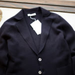 Cruciani (クルチアーニ) Milano Rib Jacket (ミラノリブ ジャケット) 2B コットン ミラノリブ ジャケット NAVY (ネイビー・469BS) made in italy (イタリア製) 2019 春夏新作のイメージ