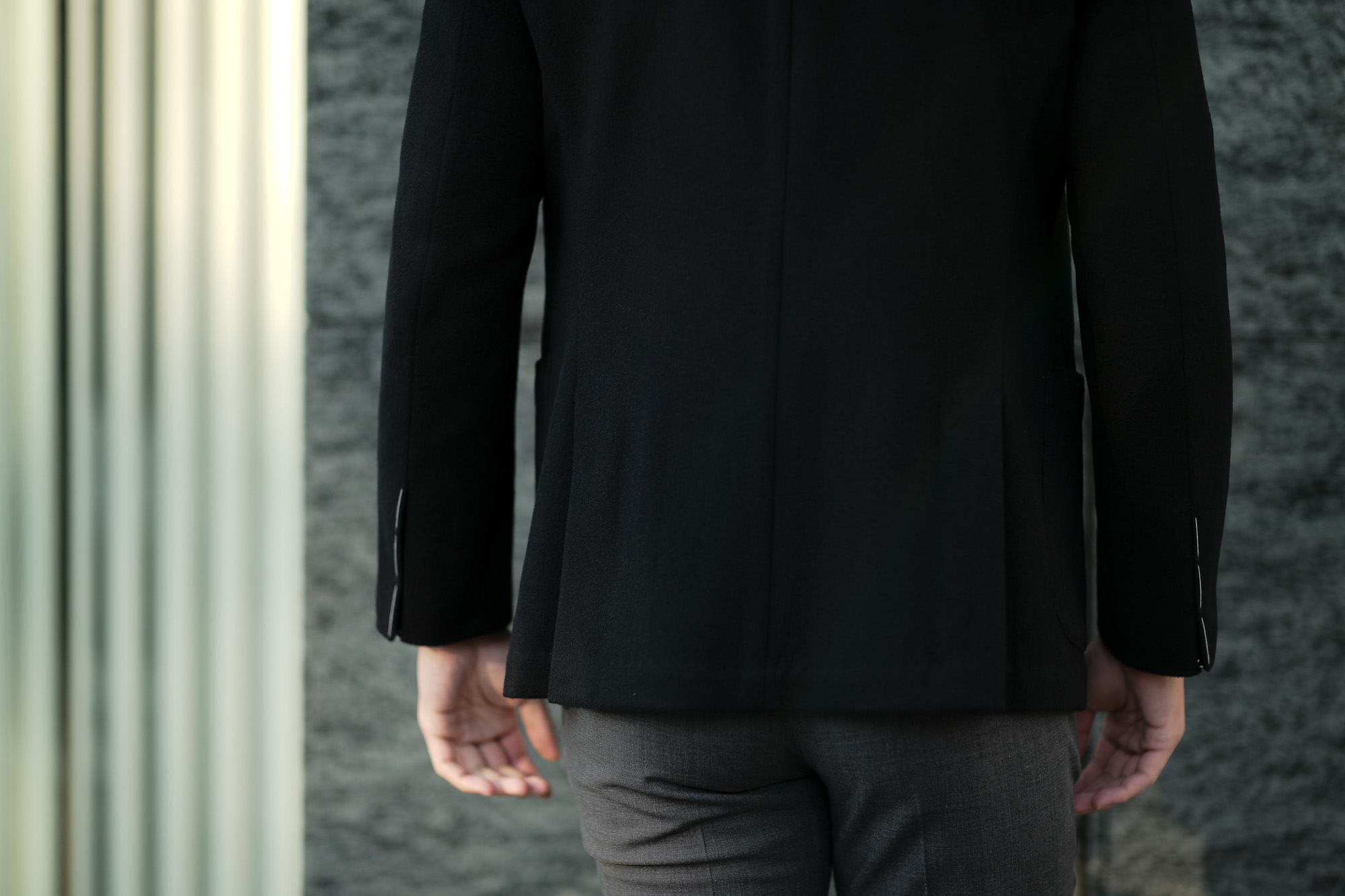 Cuervo (クエルボ) Sartoria Collection (サルトリア コレクション) Lobb (ロブ) Cashmere カシミア 3B ジャケット BLACK (ブラック) MADE IN JAPAN (日本製) 2019 春夏新作 愛知 名古屋 altoediritto アルトエデリット スーツ ジャケット カシミヤ