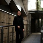 Cuervo (クエルボ) Sartoria Collection (サルトリア コレクション) Lobb (ロブ) Cashmere カシミア 3B ジャケット BLACK (ブラック) MADE IN JAPAN (日本製) 2019 春夏新作 【第2便ご予約受付中】のイメージ