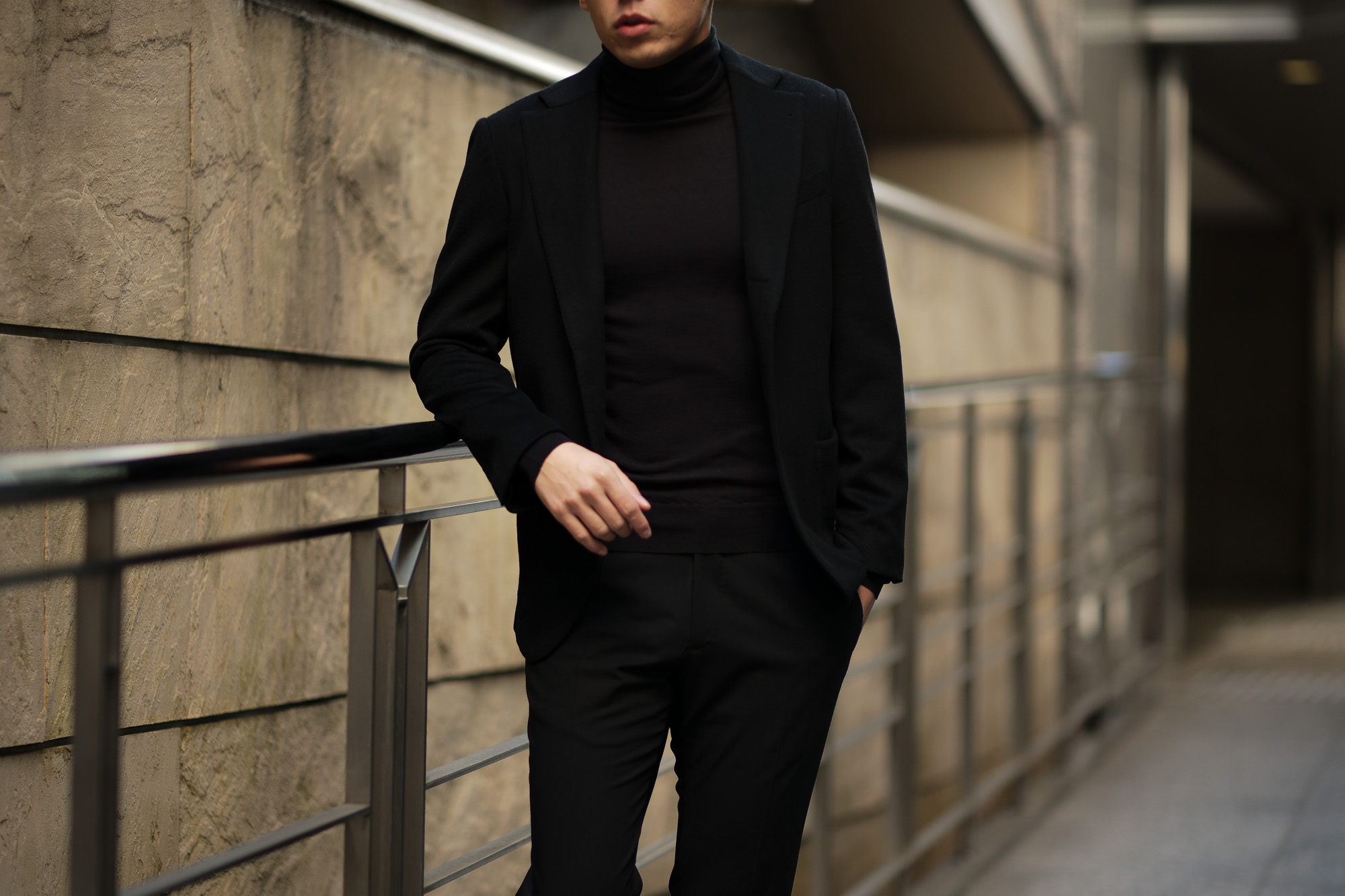 Cuervo (クエルボ) Sartoria Collection (サルトリア コレクション) Lobb (ロブ) Cashmere カシミア 3B ジャケット BLACK (ブラック) MADE IN JAPAN (日本製) 2019 春夏新作 【第2便ご予約受付開始】愛知 名古屋 altoediritto アルトエデリット スーツ ジャケット カシミヤ