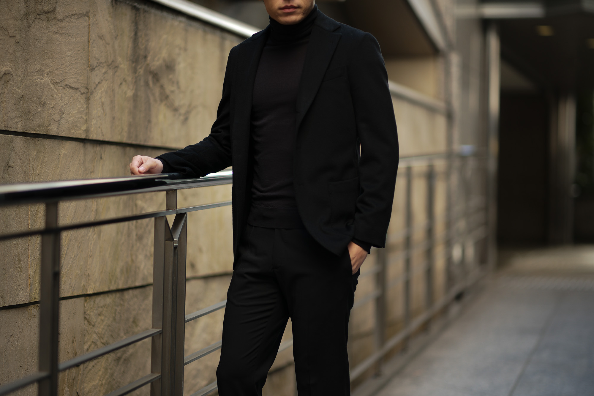 Cuervo (クエルボ) Sartoria Collection (サルトリア コレクション) Lobb (ロブ) Cashmere カシミア 3B ジャケット BLACK (ブラック) MADE IN JAPAN (日本製) 2019 春夏新作 【第2便ご予約受付開始】愛知 名古屋 altoediritto アルトエデリット スーツ ジャケット カシミヤ