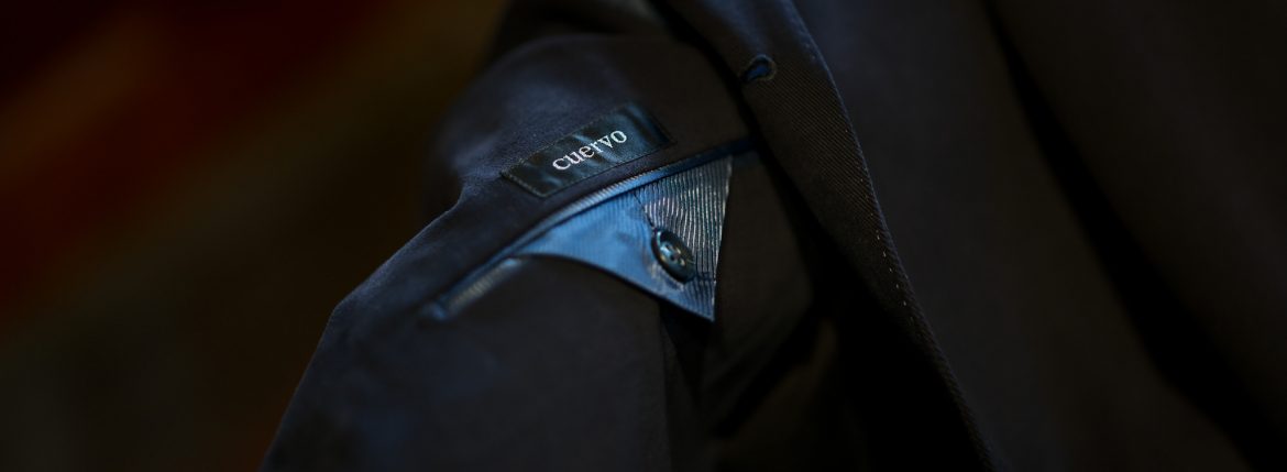 Cuervo (クエルボ) Sartoria Collection (サルトリア コレクション) Rooster (ルースター) STRETCH COTTON ストレッチコットン スーツ NAVY (ネイビー) MADE IN JAPAN (日本製) 2019 春夏新作 alto e diritto アルトエデリット