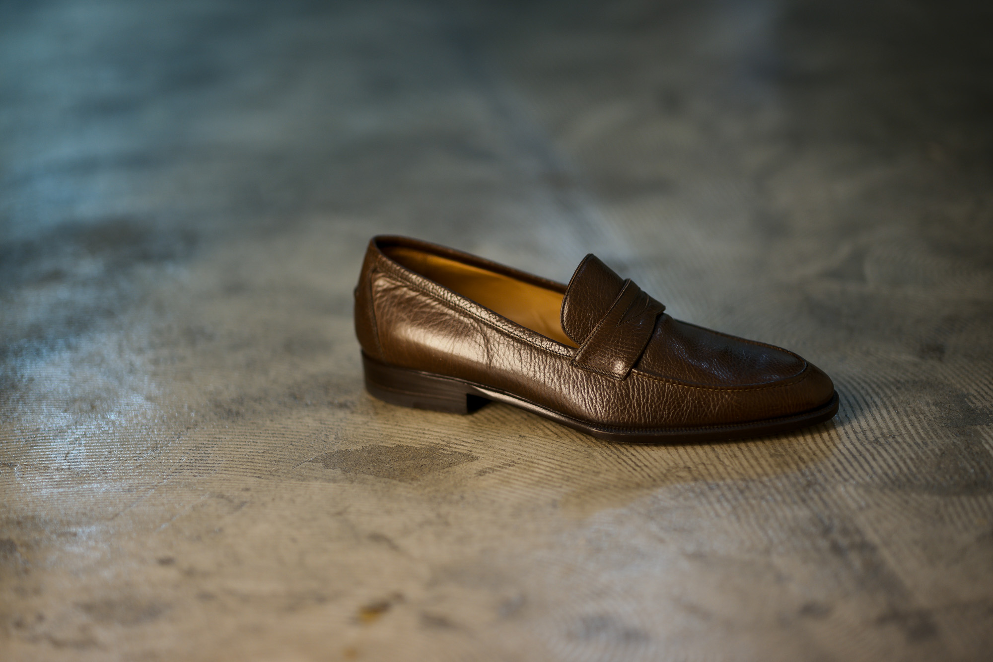 ENZO BONAFE(エンツォボナフェ) ART. EB-08 Coin Loafer コインローファー LAMA ラマレザー ドレスシューズ ローファー NERO(ブラック) made in italy (イタリア製)  2019 秋冬 【ご予約受付開始】愛知 名古屋 enzobonafe エンツォボナフェ eb08 ローファー zodiac nagoya alto e diritto altoediritto アルトエデリット コードバン