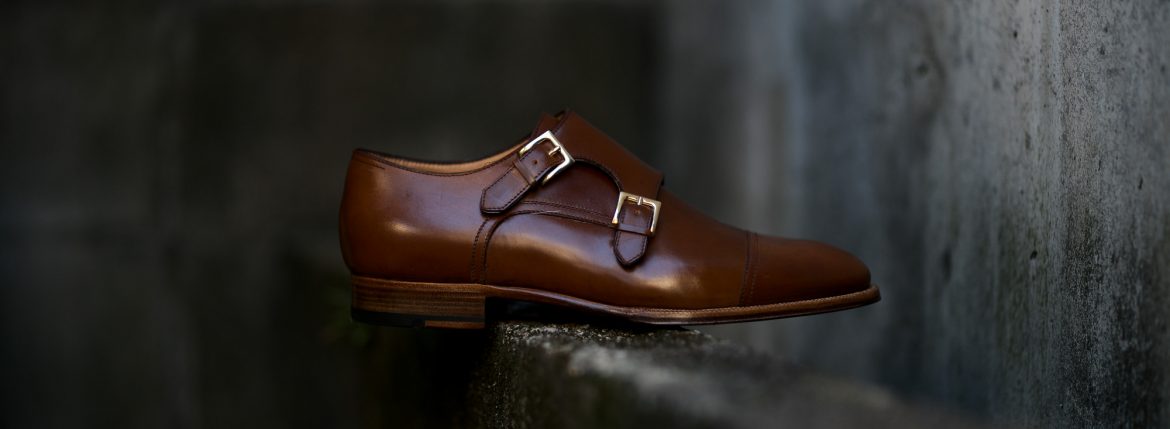 ENZO BONAFE (エンツォボナフェ) ART.EB-27 Double Monk Strap Shoes Horween Shell Cordovan Leather ホーウィン社シェルコードバンレザー ダブルモンクストラップシューズ BOURBON (バーボン) made in italy (イタリア製) 2019 秋冬新作のイメージ