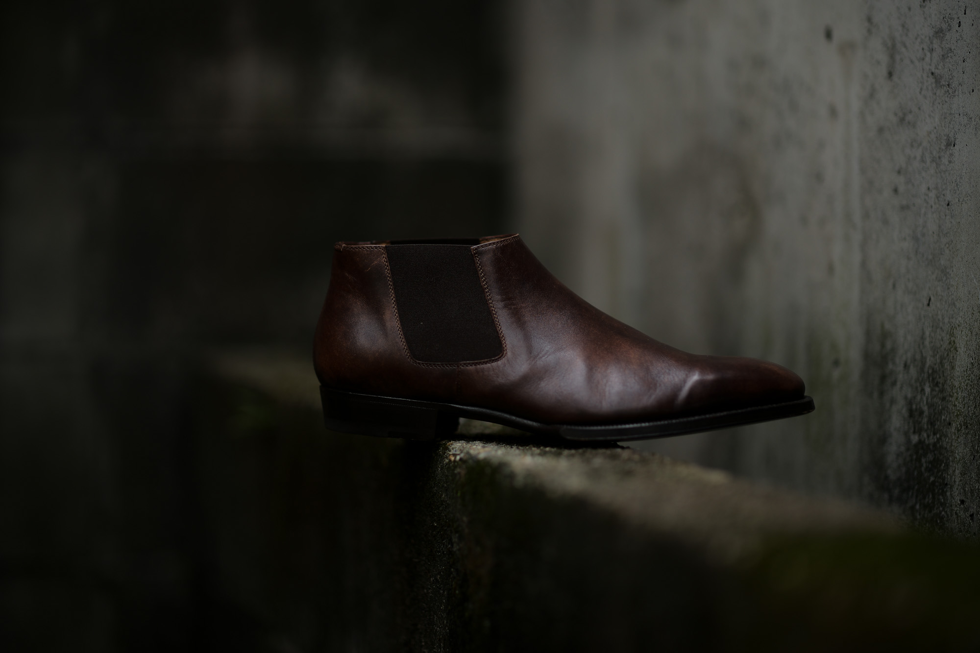 ENZO BONAFE (エンツォボナフェ) CARY GRANT III Side gore Boots サイドゴアブーツ MUSEUM CALF(ミュージアムカーフ) ドレスシューズ ドレスブーツ DARK BROWN(ダークブラウン) made in italy (イタリア製) 2019 秋冬 愛知 名古屋 altoediritto アルトエデリット