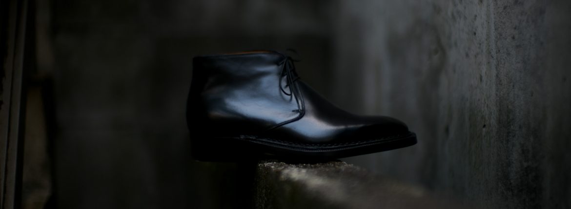 ENZO BONAFE (エンツォボナフェ) ART.3722 Chukka boots Du Puy Vitello デュプイ社ボックスカーフ チャッカブーツ NERO (ブラック) made in italy (イタリア製) 2019 秋冬 enzobonafe 愛知 名古屋 altoediritto アルトエデリット