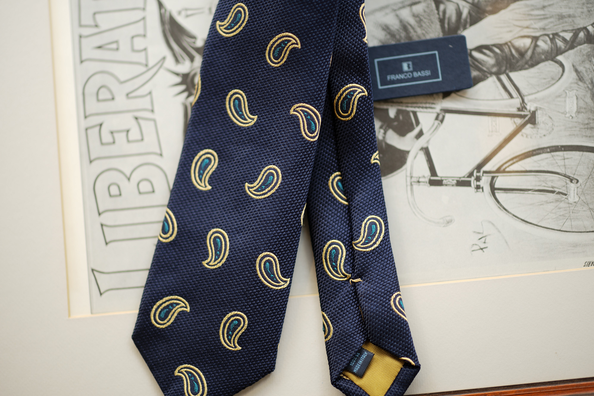 FRANCO BASSI (フランコバッシ) PAISLEY TIE (ペイズリータイ) シルク