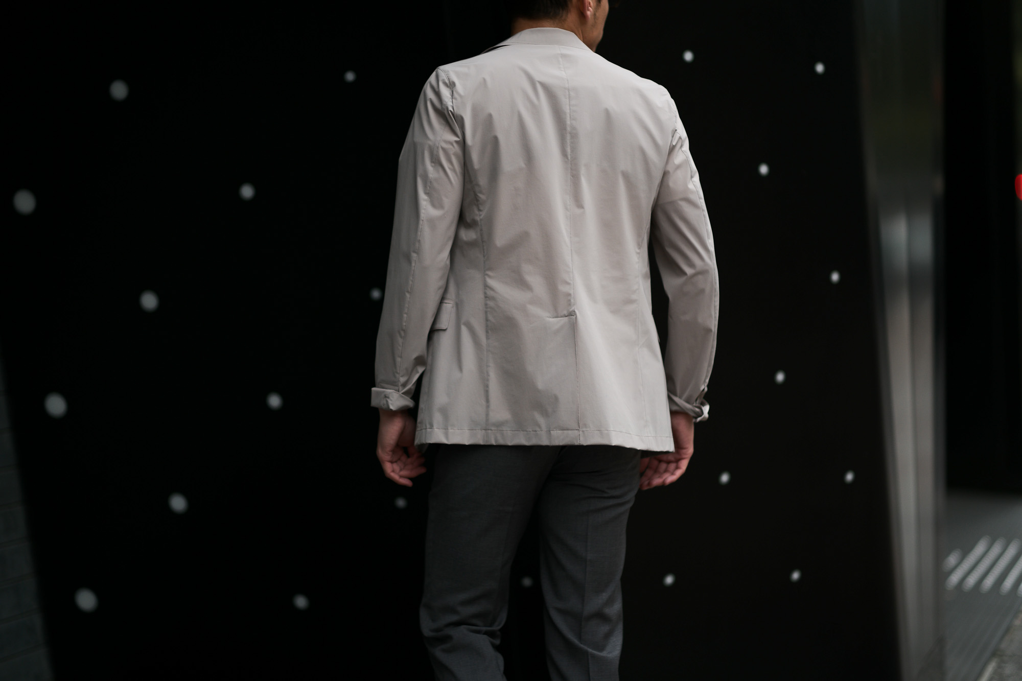 HERNO (ヘルノ) GA0069U Stretch Nylon Jacket (ストレッチ ナイロン ジャケット) 撥水ナイロン 2Bジャケット GRAY (グレー・2601) Made in italy (イタリア製) 2019春夏新作 alto e diritto アルトエデリット 愛知 名古屋