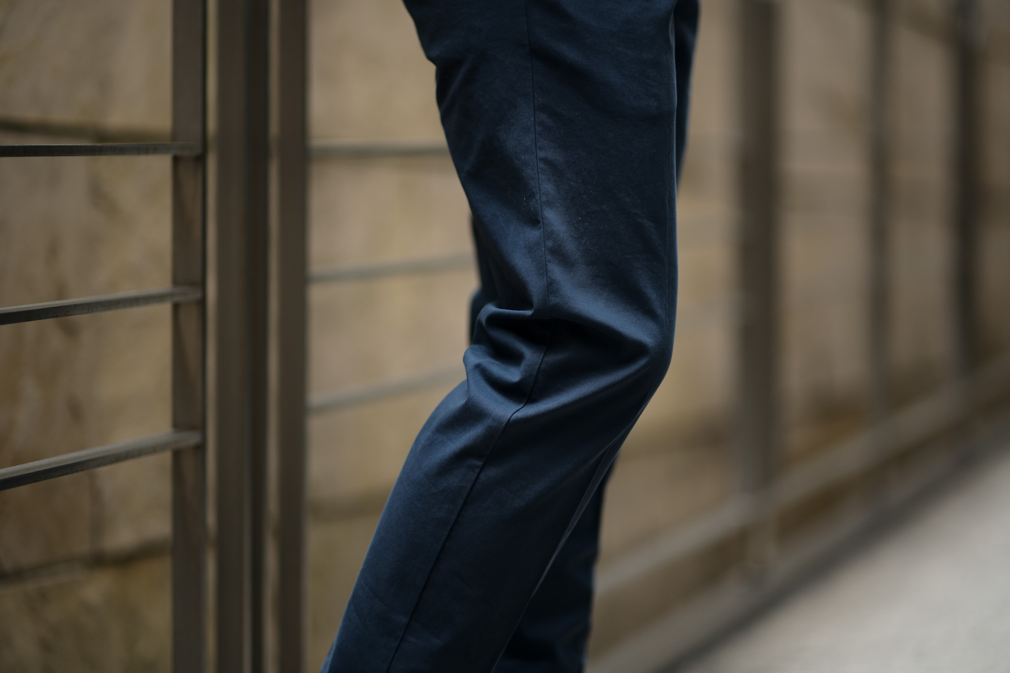 INCOTEX SLACKS（インコテックススラックス）10S100 SLIM FIT G.D. GABARDIND STRETCH ガーメントダイ ストレッチ コットン トラウザーズ チノパンツ NAVY (ネイビー・829) 2019 春夏新作 愛知 名古屋 altoediritto アルトエデリット