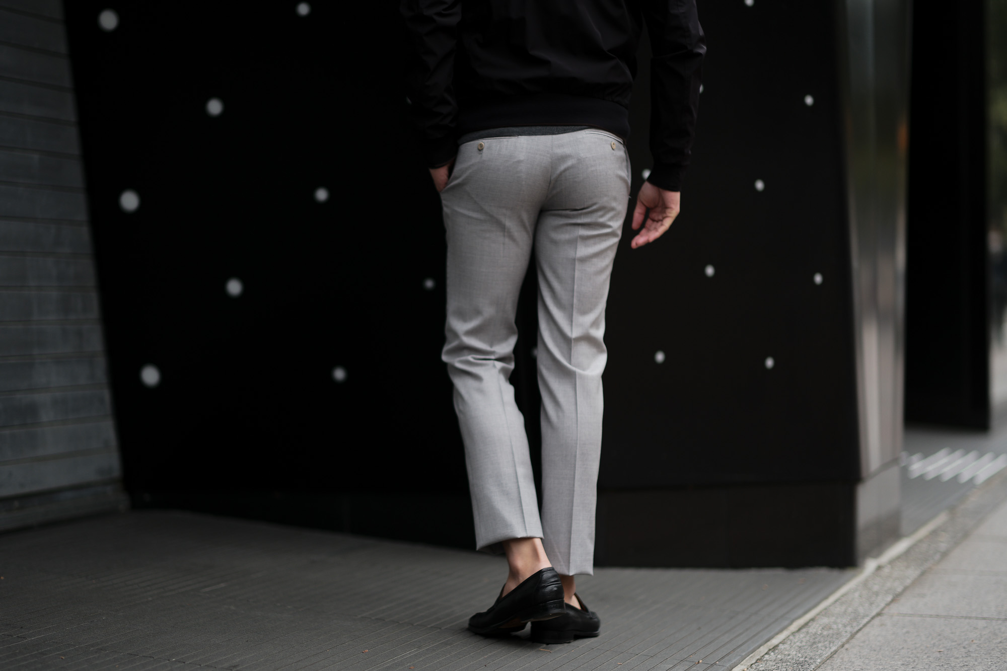 INCOTEX (インコテックス) N35 SLIM FIT (1NT035) SUPER 100'S YARN DYED TROPICAL トロピカルウール サマーウール スラックス LIGHT GRAY (ライトグレー・901) 2019 春夏新作 愛知 名古屋 altoediritto アルトエデリット