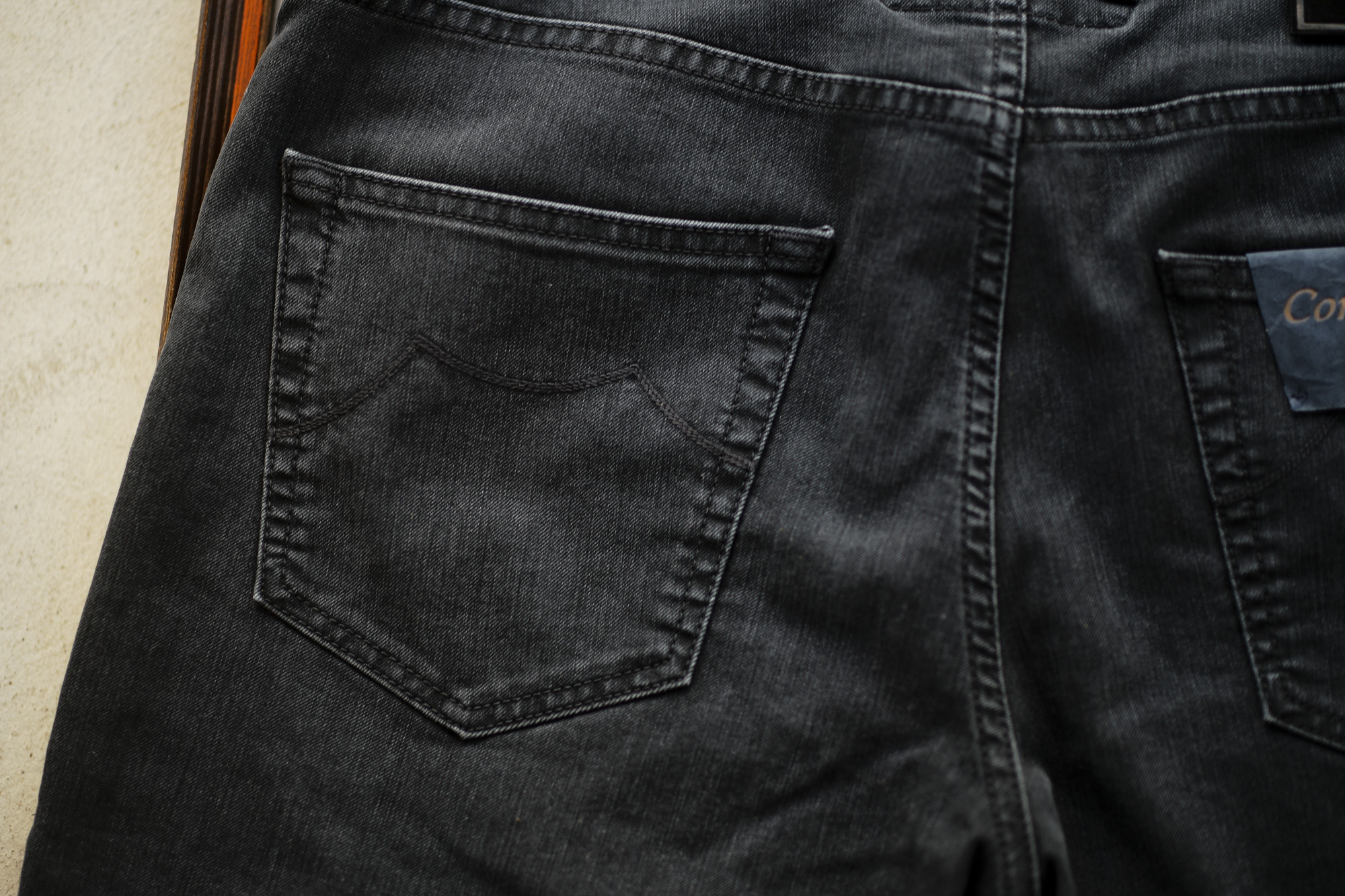 MOORER (ムーレー) GIOTTO (ジオット) Japanese Fabric Comfort Denim (コンフォートデニム) ストレッチ ジーンズ デニムパンツ BLACK (ブラック・06) Made in italy (イタリア製) 2019 秋冬新作 【ご予約受付中】 Alto e Diritto altoediritto アルトエデリット