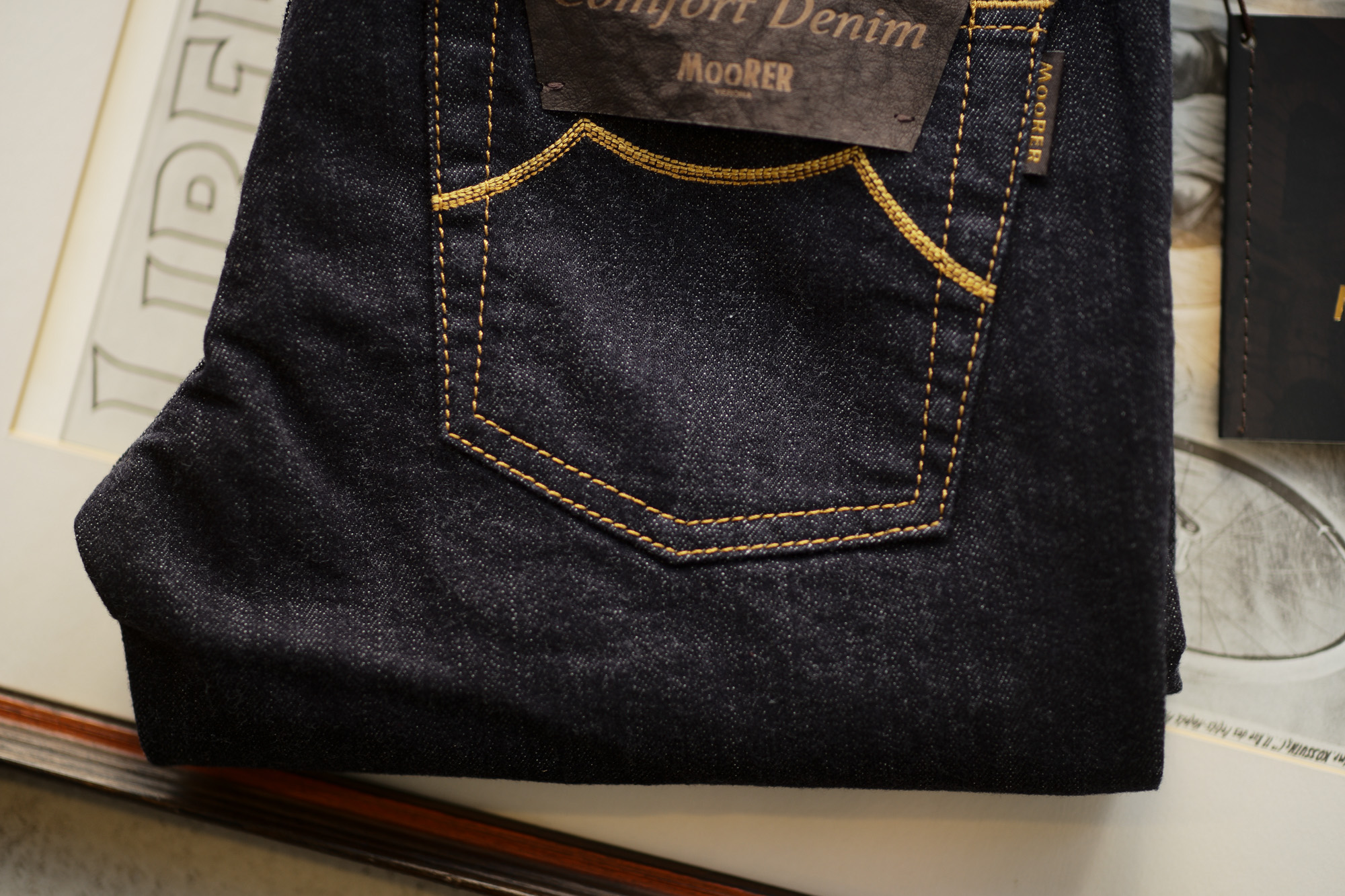 MOORER (ムーレー) GIOTTO (ジオット) Japanese Fabric Comfort Denim (コンフォートデニム) ストレッチ ジーンズ デニムパンツ INDIGO (インディゴ・78) Made in italy (イタリア製) 2019 秋冬新作 【ご予約受付中】 Alto e Diritto altoediritto アルトエデリット