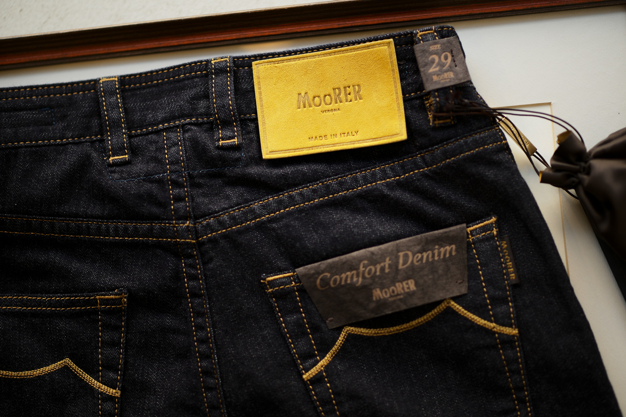 MOORER (ムーレー) GIOTTO (ジオット) Japanese Fabric Comfort Denim (コンフォートデニム) ストレッチ ジーンズ デニムパンツ INDIGO (インディゴ・78) Made in italy (イタリア製) 2019 秋冬新作 【ご予約受付中】 Alto e Diritto altoediritto アルトエデリット