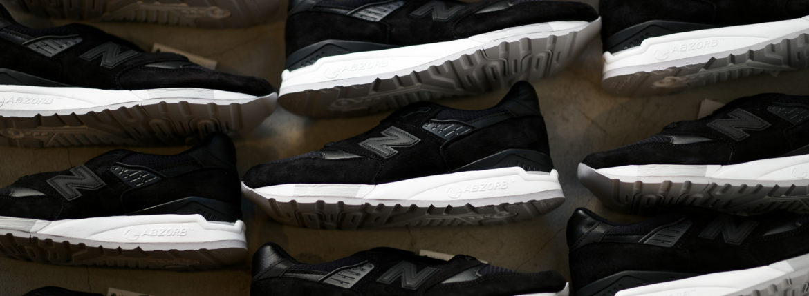 new balance (ニューバランス) M998 NJ (CLASSICS TRADITIONNELS) LIMITED EDITION レザースニーカー BLACK (ブラック・NJ) Made in USA (アメリカ製) 2019 春夏新作のイメージ