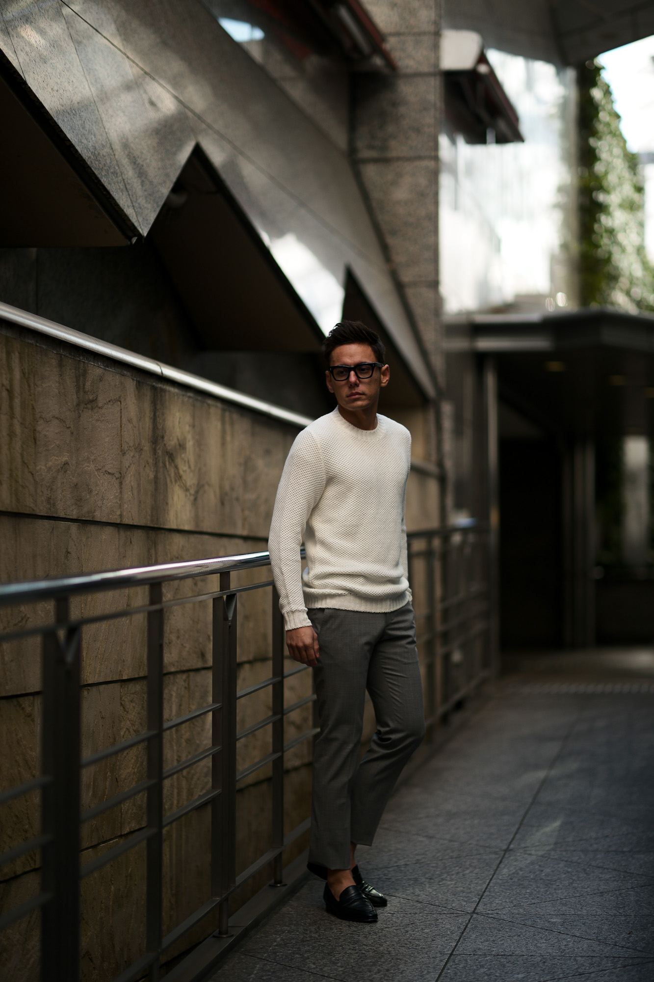 Settefili Cashmere (セッテフィーリ カシミア) Girocollo Nido D Ape (メッシュ クルーネック セーター) リネンコットン サマーニット セーター OFF WHITE (オフホワイト・MA05)  made in italy (イタリア製) 2019 春夏新作 settefilicashmere セッテフィーリカシミア 愛知 名古屋 東京 大阪 alto e diritto アルトエデリット