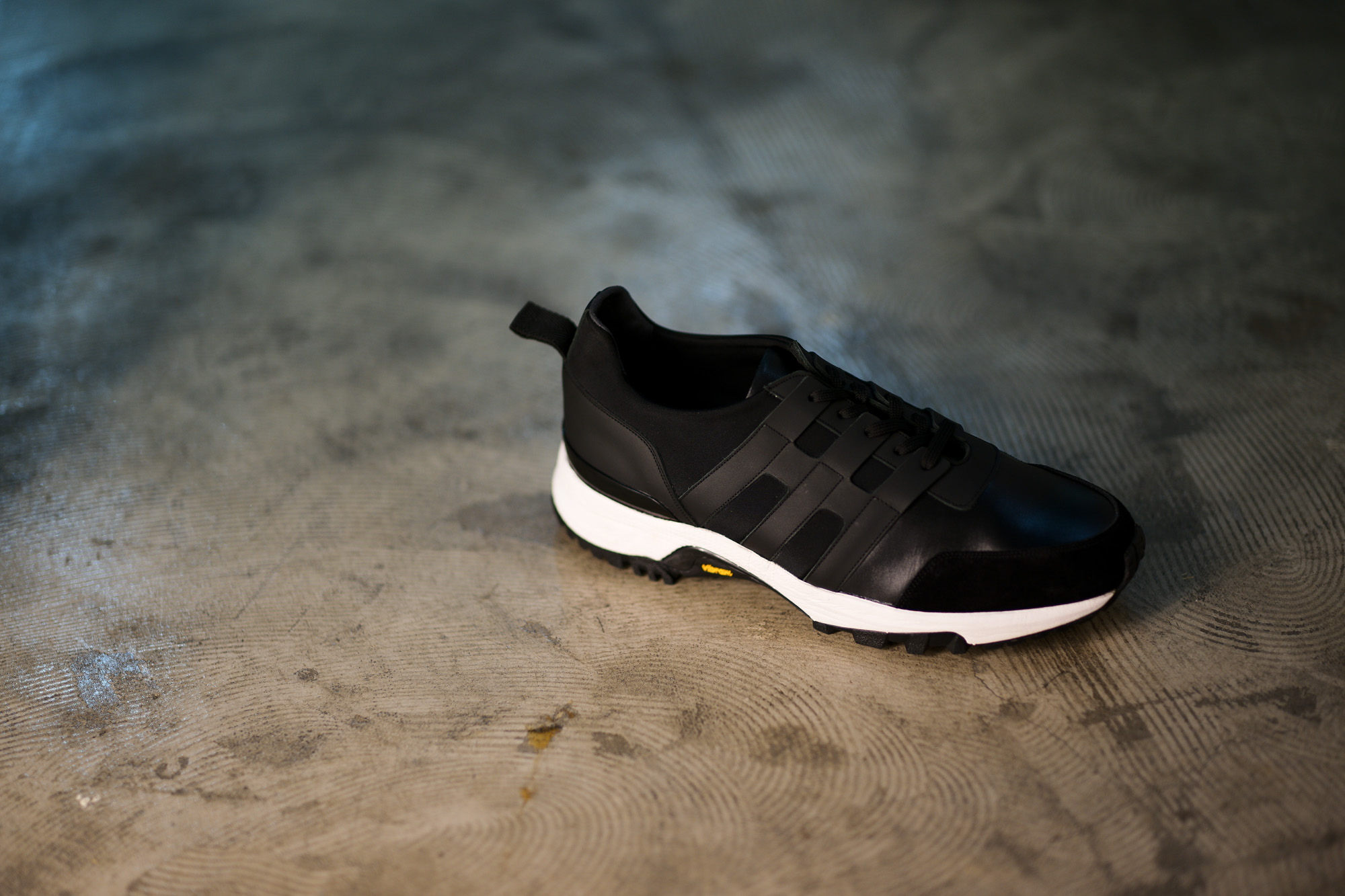 WH (ダブルエイチ) WH-0111 Faster Last(ファスターラスト) Sneakers スニーカー BLACK×WHITE (ブラック×ホワイト) MADE IN JAPAN (日本製) 2019 秋冬【ご予約受付開始】 愛知 名古屋 alto e diritto altoediritto アルトエデリット