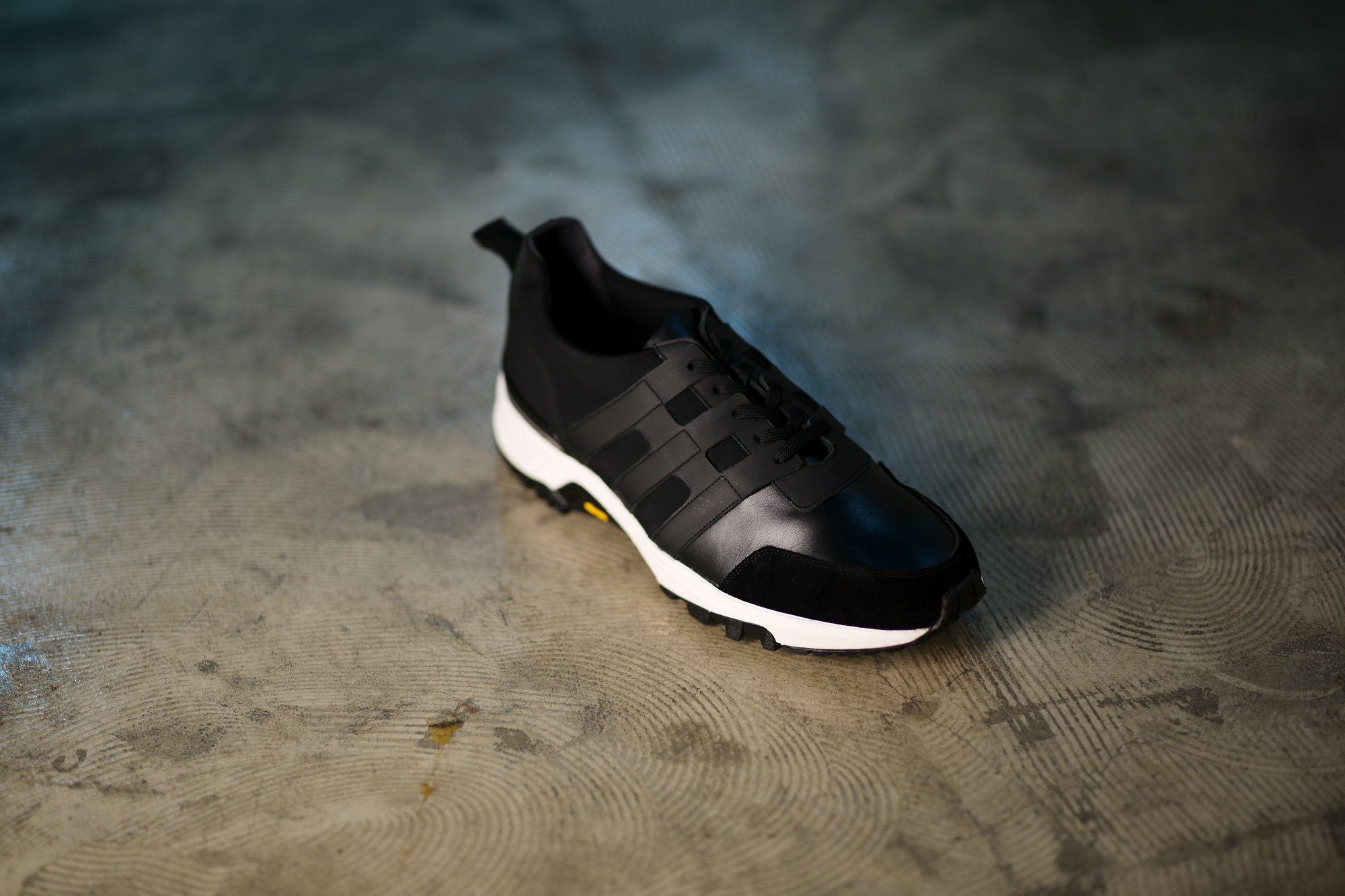 WH (ダブルエイチ) WH-0111 Faster Last(ファスターラスト) Sneakers スニーカー BLACK×WHITE (ブラック×ホワイト) MADE IN JAPAN (日本製) 2019 秋冬【ご予約受付開始】 愛知 名古屋 alto e diritto altoediritto アルトエデリット