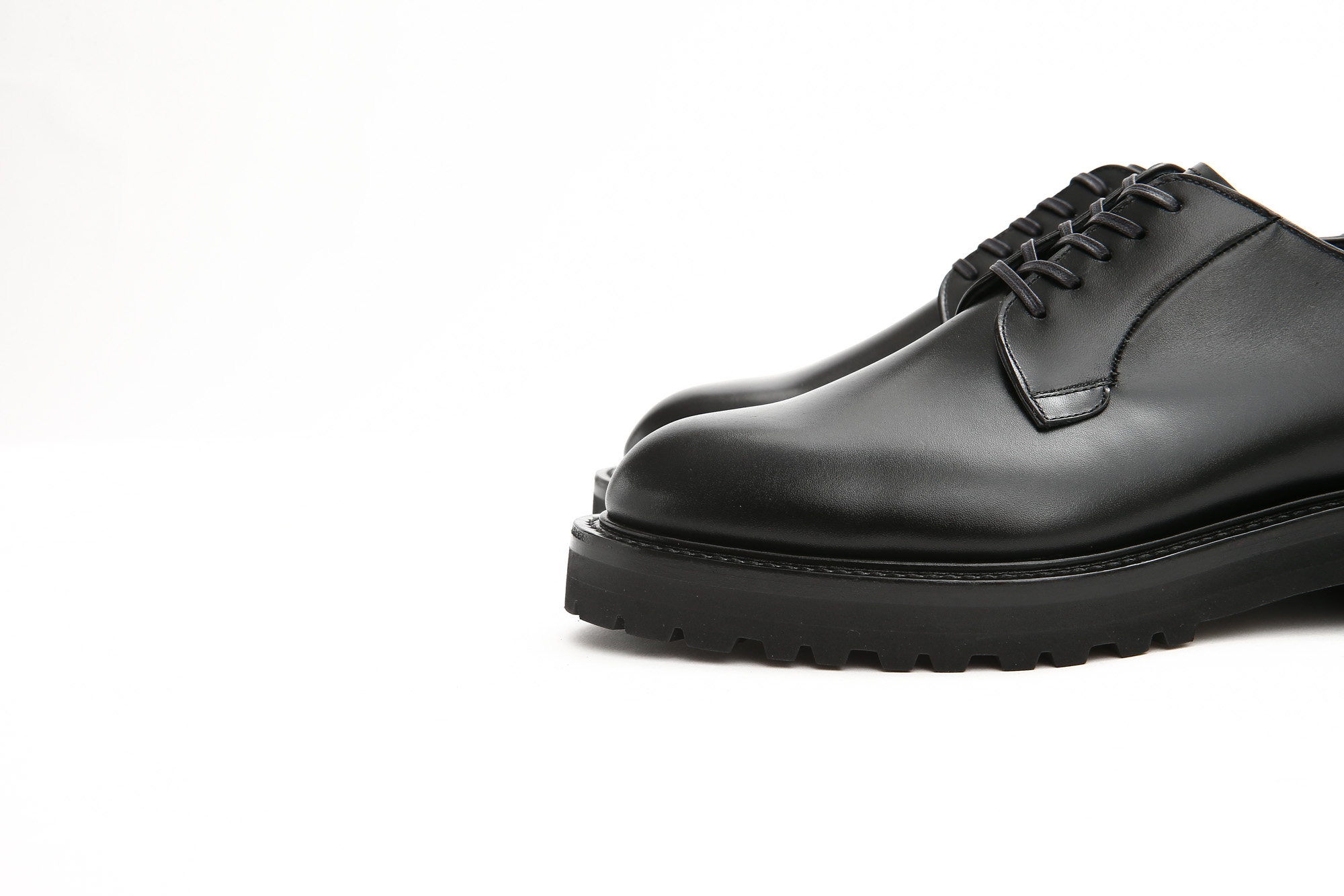 WH (ダブルエイチ) WHS-0010 Plane Toe Shoes (干場氏 スペシャル) Birdie Last (バーディラスト) ANNONAY Vocalou Calf Leather プレーントゥシューズ BLACK (ブラック) MADE IN JAPAN (日本製) 2019 春夏　【ご予約受付中】 愛知 名古屋 alto e diritto altoediritto アルトエデリット