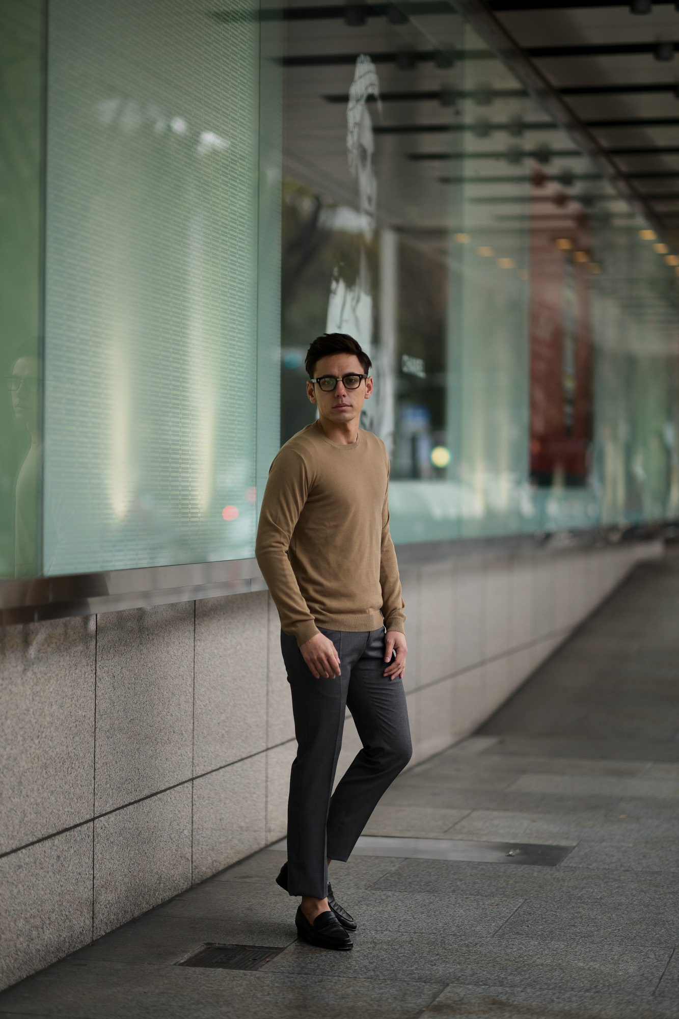 ZANONE (ザノーネ) Crew Neck Sweater (クルーネックセーター) コットンニット サマーセーター BEIGE (ベージュ・Z0866) made in italy (イタリア製) 2019 春夏新作 愛知 名古屋 altoediritto アルトエデリット