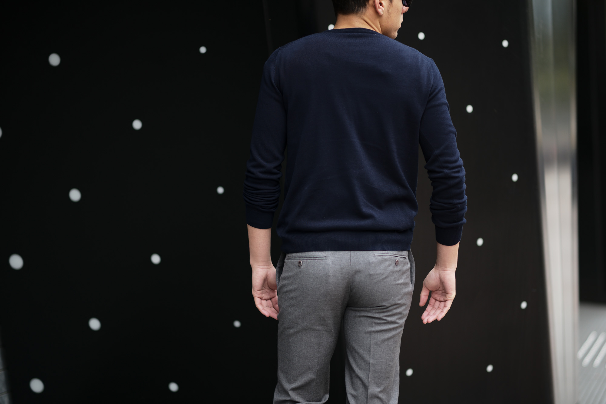 ZANONE (ザノーネ) Crew Neck Sweater (クルーネックセーター) コットンニット サマーセーター NAVY (ネイビー・Z0542)  made in italy (イタリア製) 2019 春夏新作 愛知 名古屋 altoediritto アルトエデリット