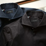 Cuervo (クエルボ) Sartoria Collection (サルトリア コレクション) Pier(ピエル) STRETCH COTTON ストレッチコットン シャツ BLACK (ブラック),NAVY(ネイビー) MADE IN ITALY (イタリア製) 2019 春夏新作のイメージ