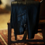 Cuervo (クエルボ) Satisfaction Leather Collection (サティスファクション レザー コレクション) East West(イーストウエスト) SMOKE(スモーク) BUFFALO LEATHER (バッファロー レザー) レザージャケット BLACK(ブラック) MADE IN JAPAN (日本製) 2019 春夏新作のイメージ