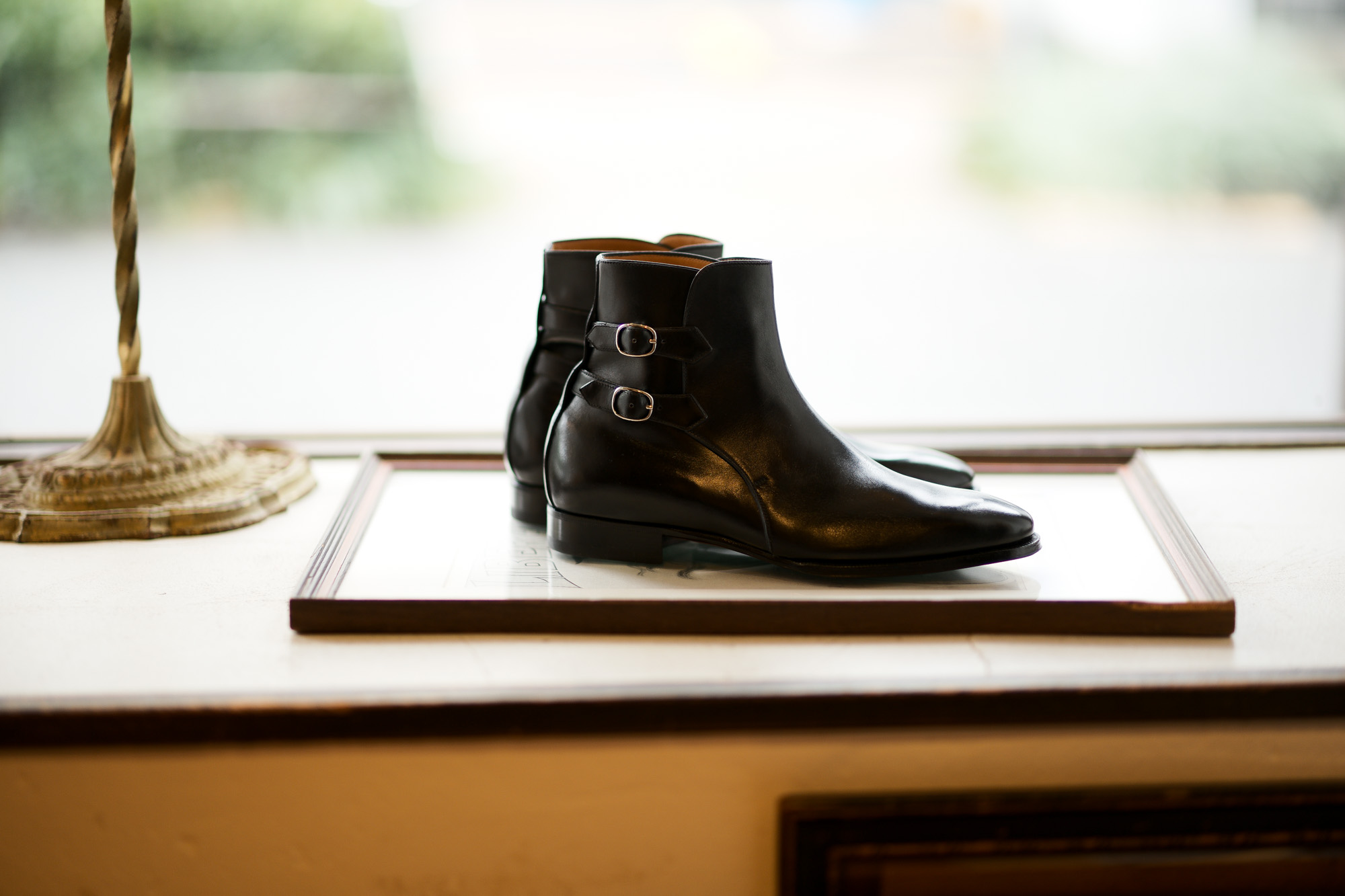 ENZO BONAFE(エンツォボナフェ) ART.3995 Double strap boot Du Puy Vitello デュプイ社ボックスカーフ ダブルストラップブーツ NERO (ブラック) made in italy (イタリア製) 2019 春夏新作 enzobonafe 愛知 名古屋 Alto e Diritto アルト エ デリット alto e diritto アルトエデリット 5,5.5,6,6.5,7,7.5,8,8.5,9,9.5