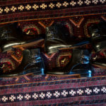 ENZO BONAFE(エンツォボナフェ) ART.3995 Double strap boot Du Puy Vitello デュプイ社ボックスカーフ ダブルストラップブーツ NERO (ブラック) made in italy (イタリア製) 2019 春夏新作のイメージ