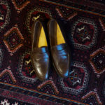 ENZO BONAFE(エンツォボナフェ) ART. EB-08 Coin Loafer コインローファー LAMA ラマレザー ドレスシューズ ローファー COLA(ブラウン) made in italy (イタリア製) 2019 春夏新作のイメージ