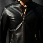 Georges de Patricia (ジョルジュ ド パトリシア) Carrera 18K GOLD (カレラ 18K　ゴールド) Super Soft Sheepskin シングル ライダース ジャケット NOIR (ブラック) 2019 春夏新作 【Special Model】のイメージ