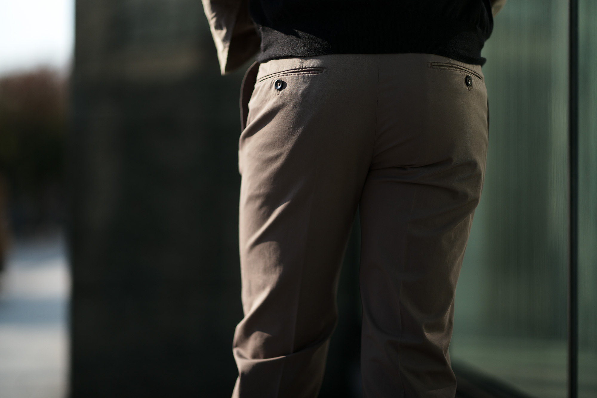 INCOTEX (インコテックス) N35 SLIM FIT (1NGW35) HIGH COMFORT ROYAL BATAVIA コットン ストレッチ スラックス BROWN (ブラウン・150) 2019 春夏新作 愛知 名古屋 altoediritto アルトエデリット