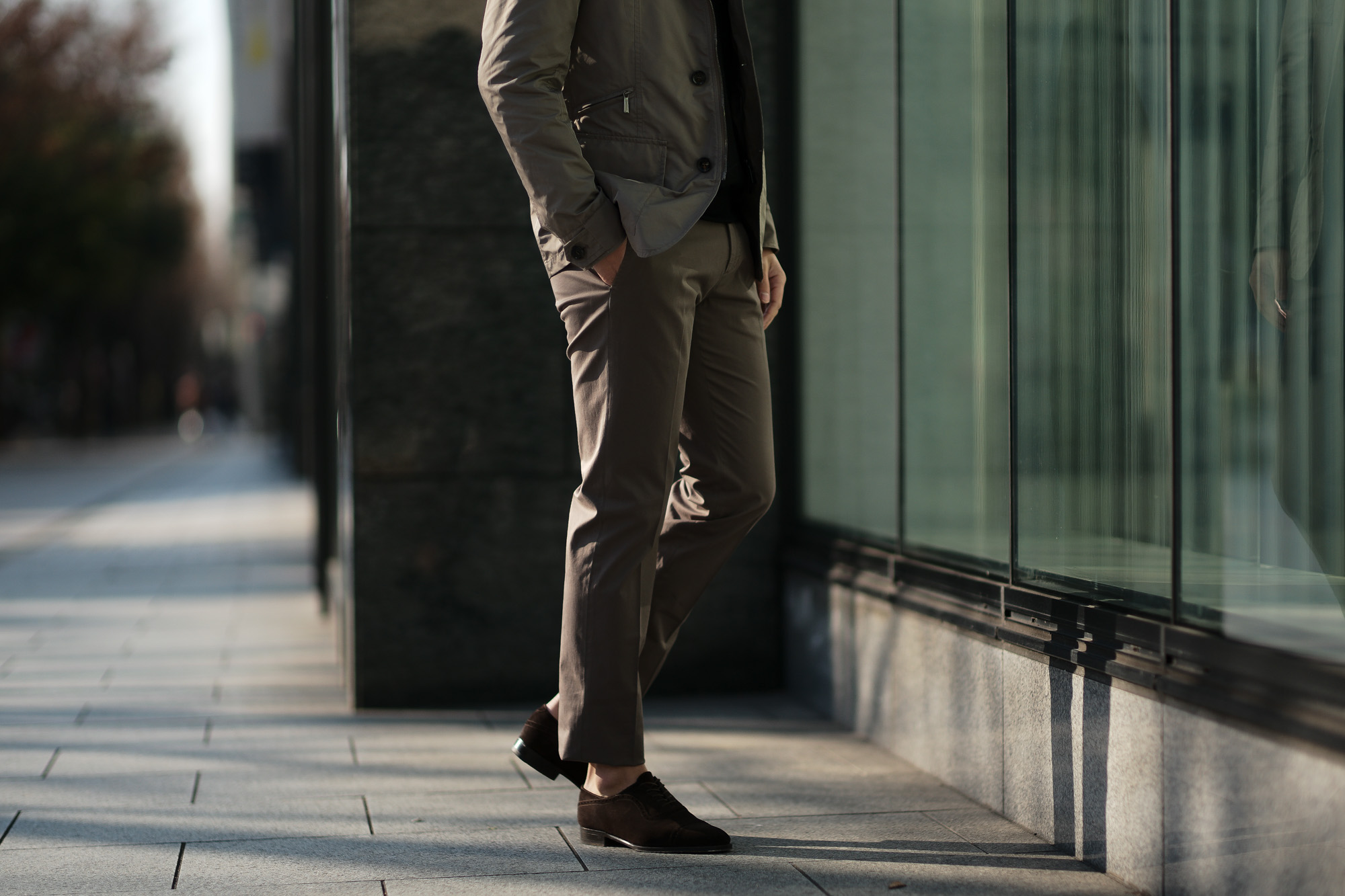 INCOTEX (インコテックス) N35 SLIM FIT (1NGW35) HIGH COMFORT ROYAL BATAVIA コットン ストレッチ スラックス BROWN (ブラウン・150) 2019 春夏新作 愛知 名古屋 altoediritto アルトエデリット