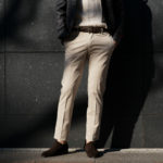 INCOTEX (インコテックス) N35 SLIM FIT (1NGW35) HIGH COMFORT ROYAL BATAVIA コットン ストレッチ スラックス LIGHT BEIGE (ライトベージュ・425) 2019 春夏新作 愛知 名古屋 altoediritto アルトエデリット