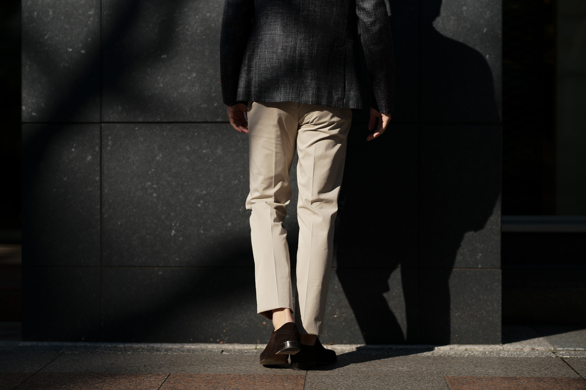 INCOTEX (インコテックス) N35 SLIM FIT (1NGW35) HIGH COMFORT ROYAL BATAVIA コットン ストレッチ スラックス LIGHT BEIGE (ライトベージュ・425) 2019 春夏新作 愛知 名古屋 altoediritto アルトエデリット