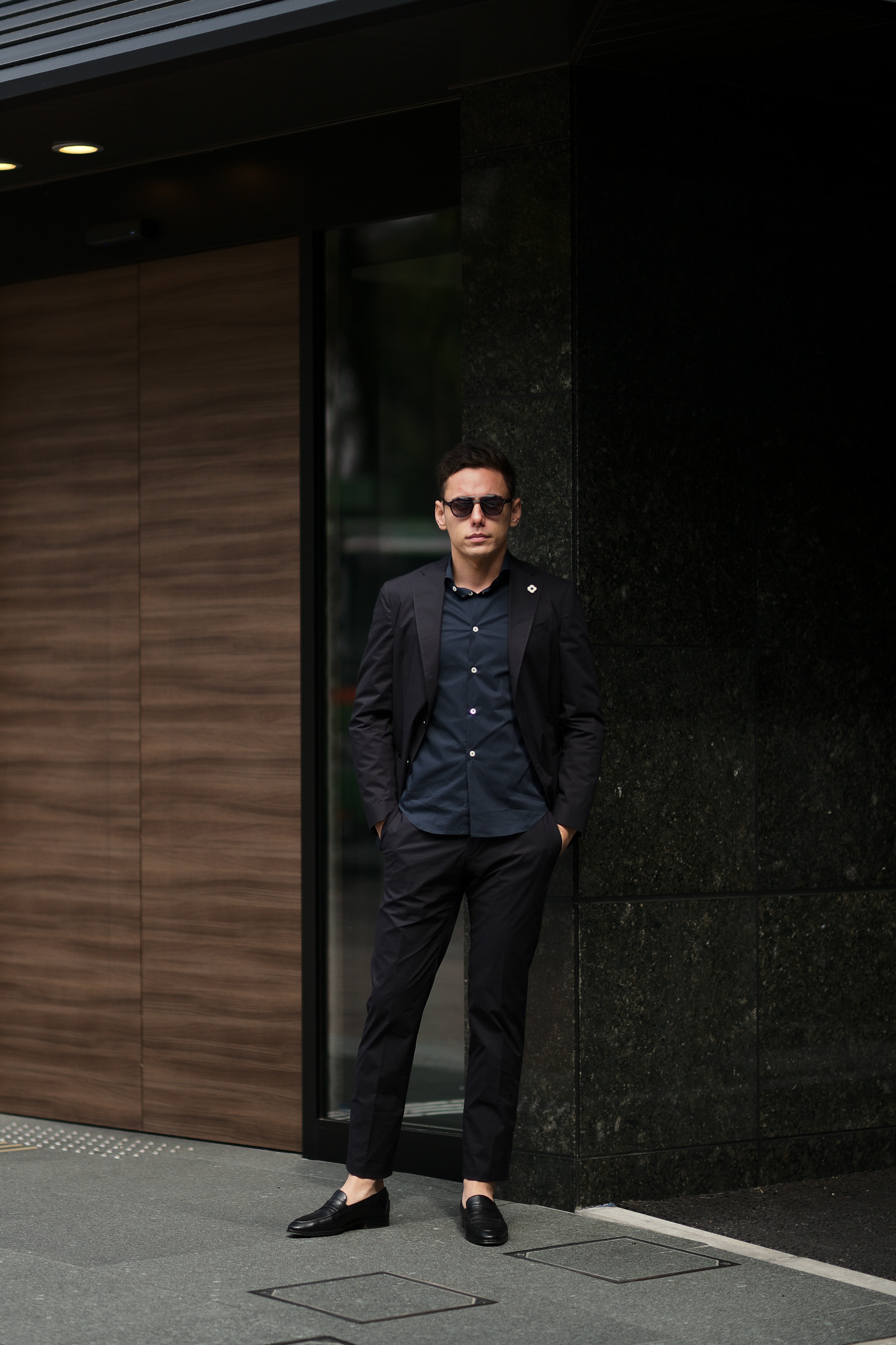 LARDINI (ラルディーニ) EASY WEAR (イージーウエア) Cotton Suit