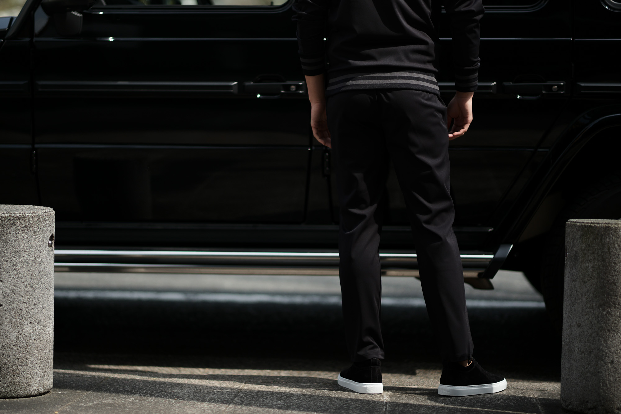 lucien pellat-finet (ルシアン ペラフィネ) Track Pants スカルスターバンド パンツ BLACK (ブラック) MADE IN JAPAN (日本製) 2019 春夏新作　lucienpellatfinet ルシアンペラフィネ alto e diritto アルトエデリット 愛知 名古屋 altoediritto