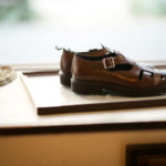 WH (ダブルエイチ) WH-0900 Gurkha Sandals Birdie Last (バーディラスト) ANNONAY Vocalou Calf Leather グルカサンダル ANT BROWN (アンティークブラウン) MADE IN JAPAN (日本製) 2019 春夏新作 【第2便ご予約受付中】のイメージ