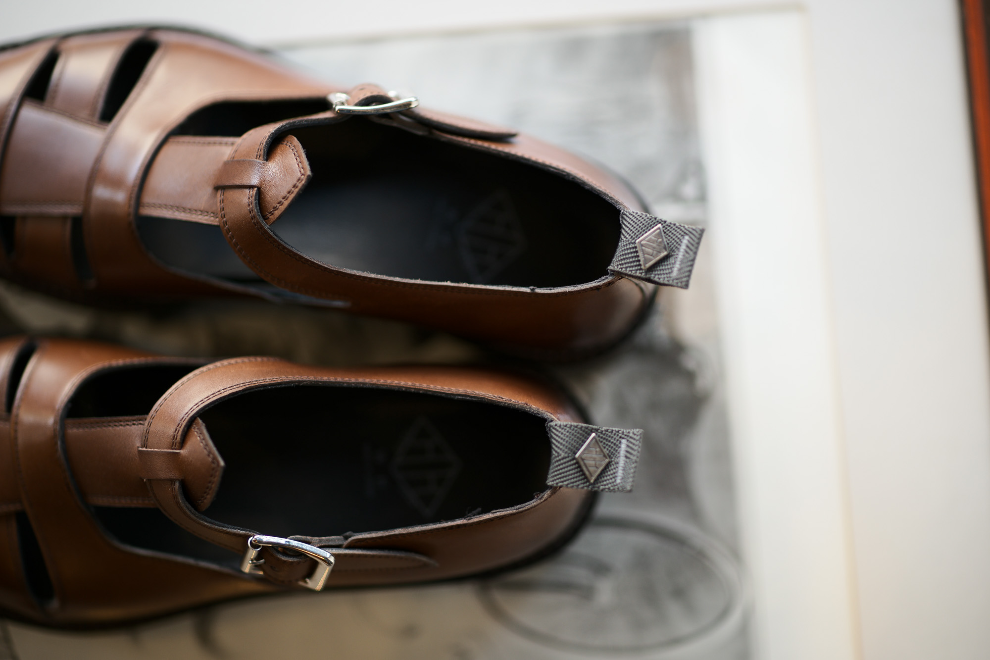 WH (ダブルエイチ) WH-0900 Gurkha Sandals Birdie Last (バーディラスト) ANNONAY Vocalou Calf Leather グルカサンダル ANT BROWN (アンティークブラウン) MADE IN JAPAN (日本製) 2019 春夏新作 【第2便ご予約受付中】wh0900 サンダル グルカ altoediritto アルトエデリット 干場義政 yoshimasahoshiba 坪内浩 hiroshitsubouchi