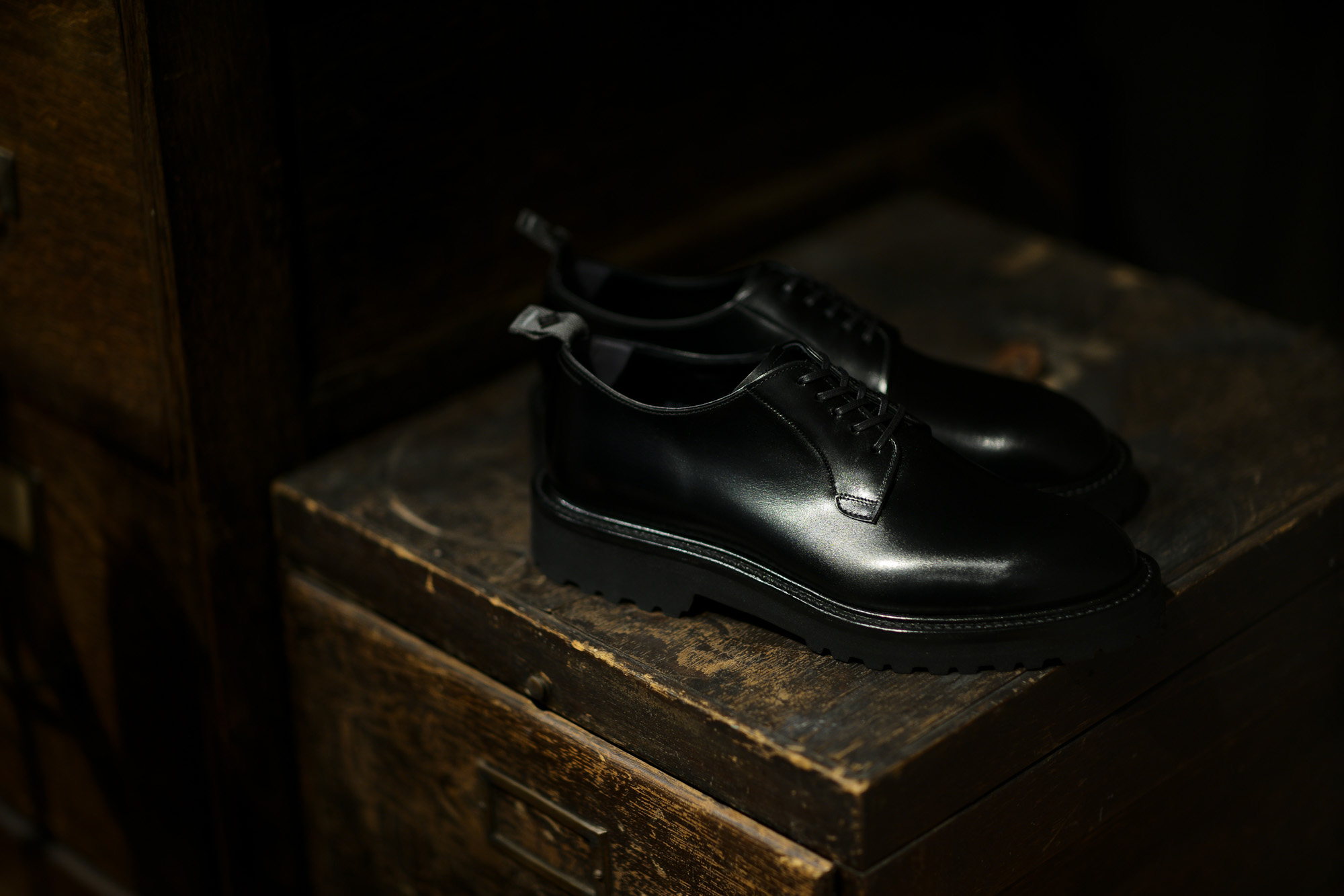 WH (ダブルエイチ) WHS-0010 Plane Toe Shoes (干場氏 スペシャル) Birdie Last (バーディラスト) ANNONAY Vocalou Calf Leather プレーントゥシューズ BLACK (ブラック) MADE IN JAPAN (日本製) 2019 春夏新作 【第1便入荷しました】【第1便フリー分発売開始】愛知 名古屋 alto e diritto altoediritto アルトエデリット