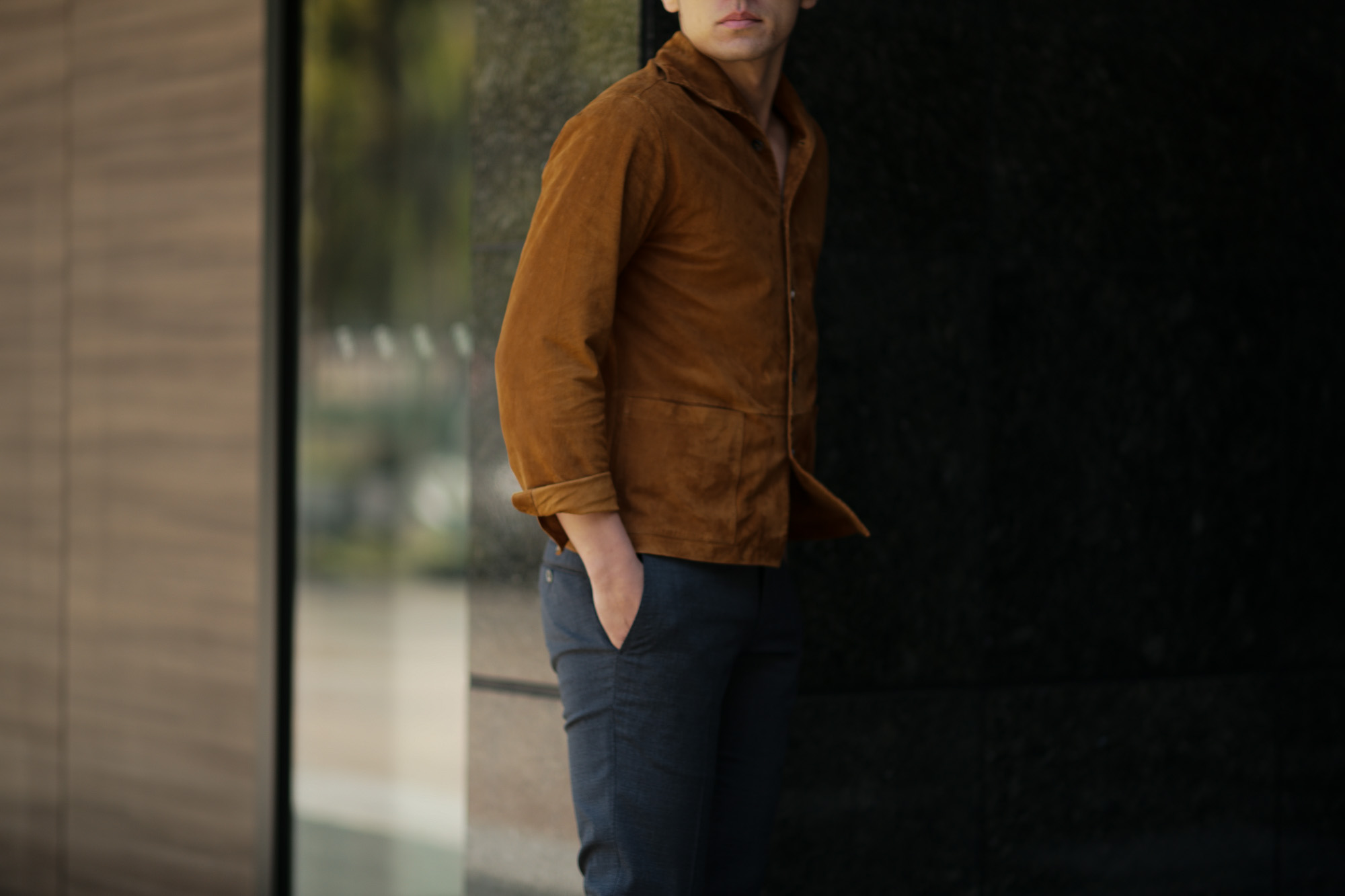 Alfredo Rifugio (アルフレード リフージオ) SS326 CAMOSCIO Summer Suede Leather Shirts サマースウェード レザーシャツ CAMEL (キャメル) made in italy (イタリア製) 2019 春夏新作 　alfredorifujio アルフレードリフージオ 愛知 名古屋 Alto e Diritto アルト エ デリット alto e diritto アルトエデリット レザージャケット 素肌にレザー 42,44,46,48,50,52