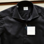 AVINO(アヴィーノ) Poplin Dress Shirts コットン ブロード ポプリン ドレスシャツ NAVY(ネイビー) made in italy (イタリア製) 2019 秋冬 【ご予約受付中】のイメージ